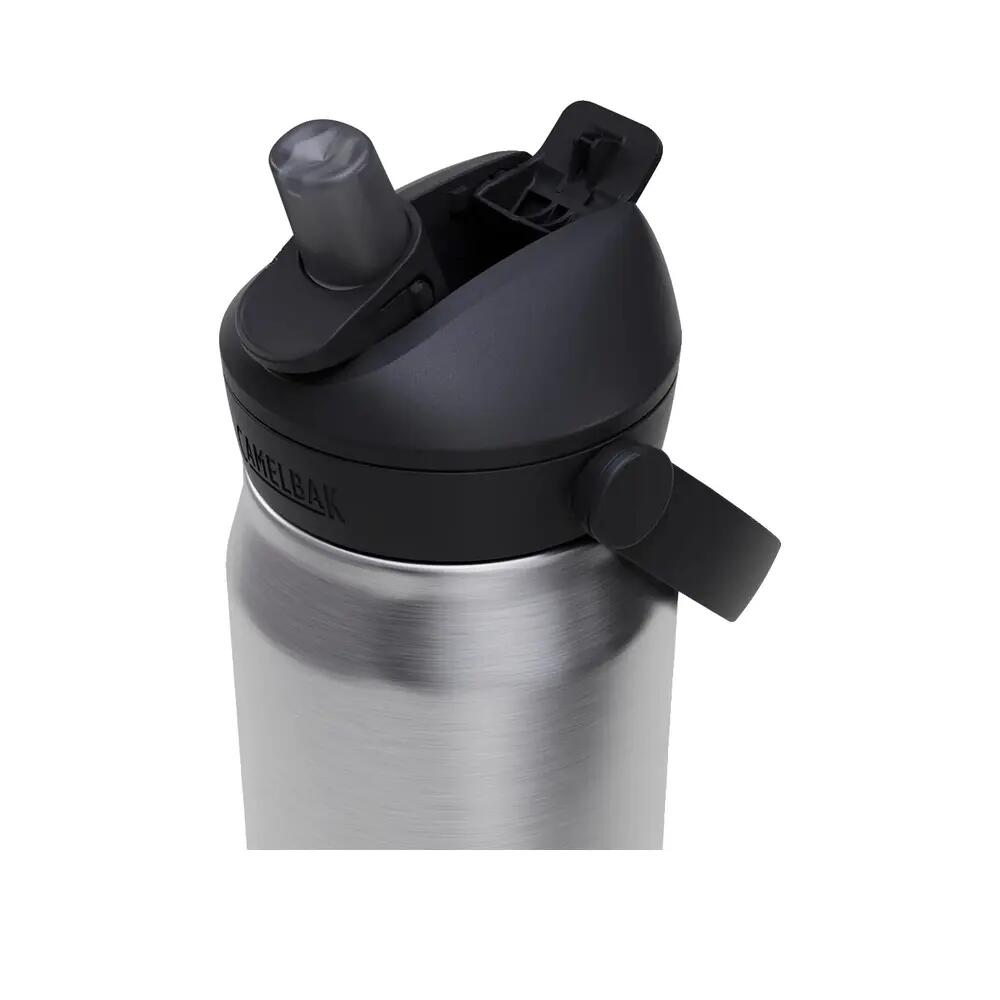 Bottiglia d'acqua CamelBak Thrive Flip Straw Isolata Argento 3/5