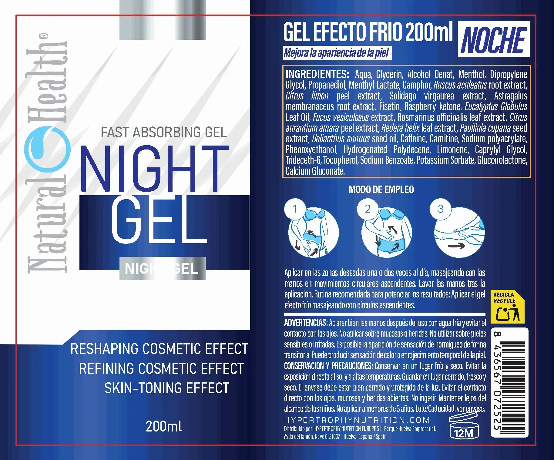 Gel de masaje corporal Women efecto frío 200 ml 2/2