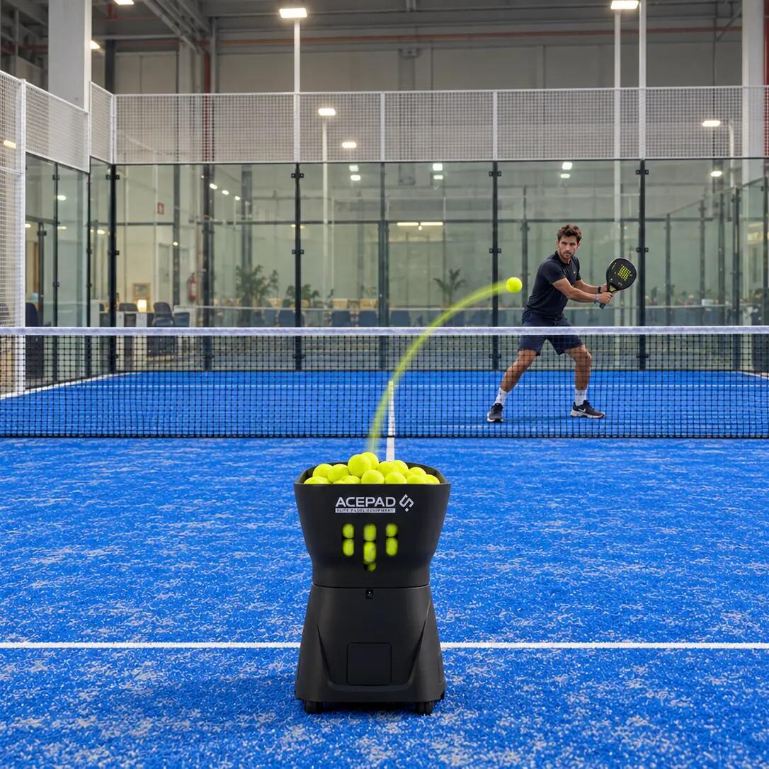 Padel-ballmaschine - app-steuerung 2/3
