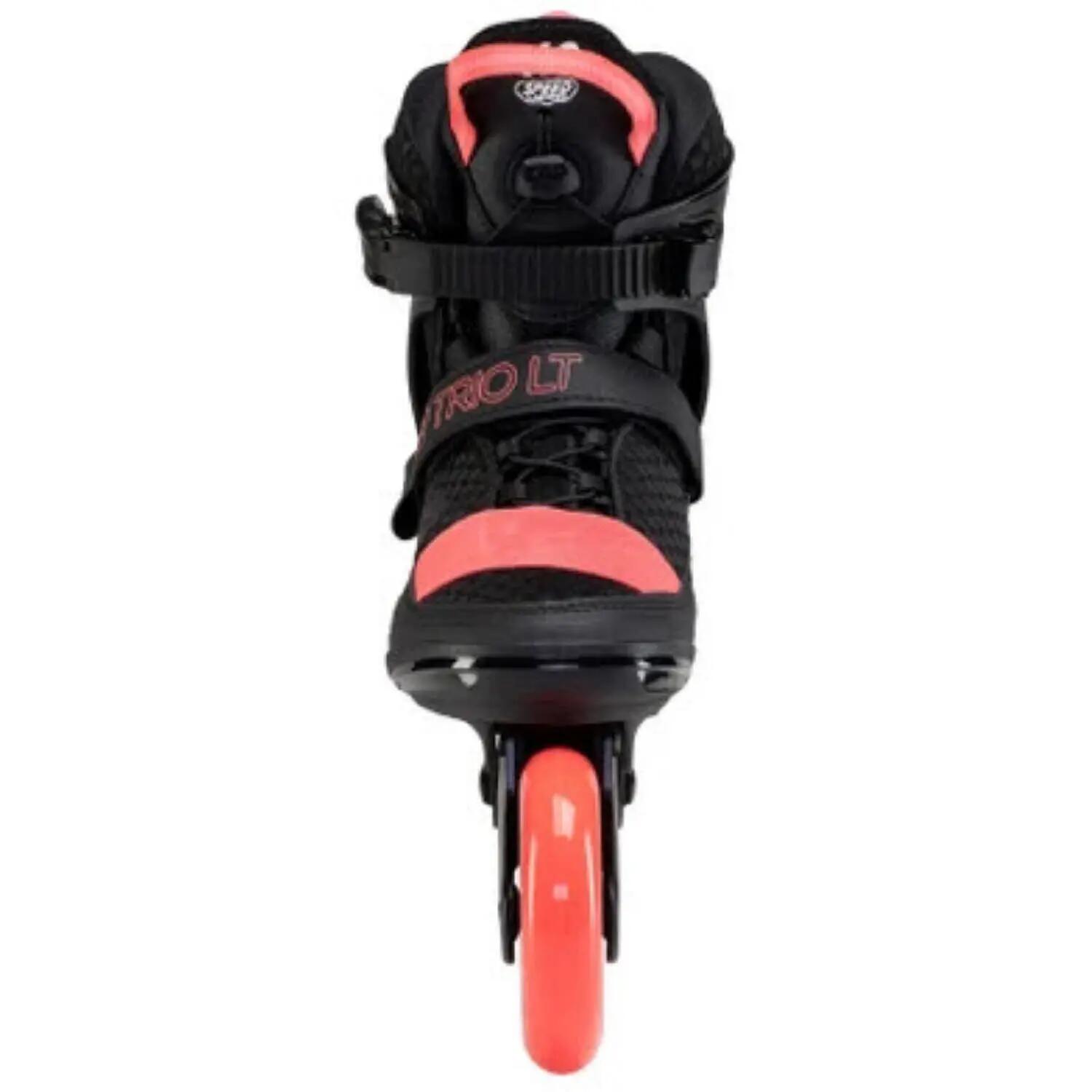 Rollers K2 Trio LT 100 Zwart/Corail 3/3