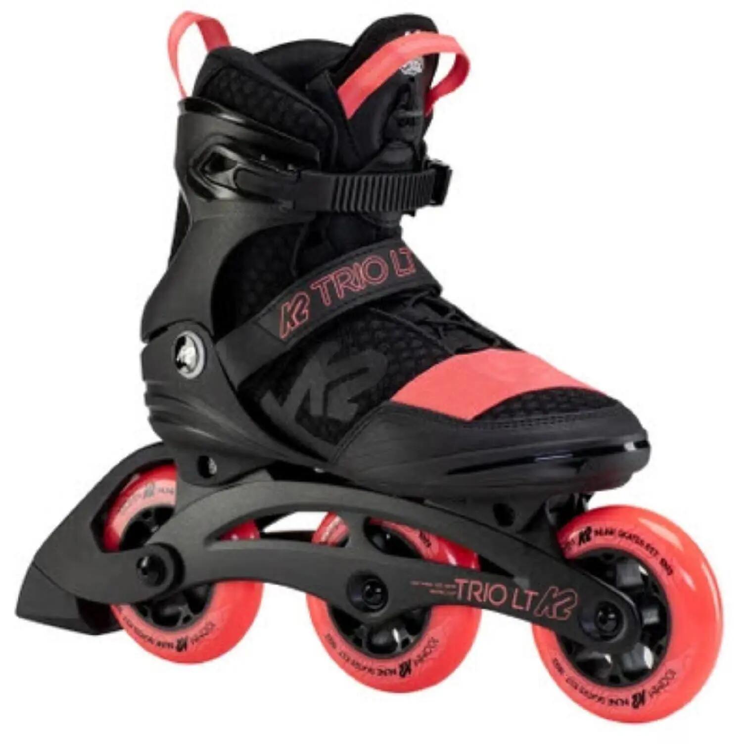 Rollers K2 Trio LT 100 Zwart/Corail 2/3