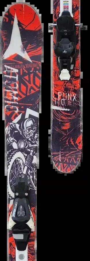 2ND LIFE - Lyže Atomic Punx Freestyle 140cm, Dobrý stav 3/5