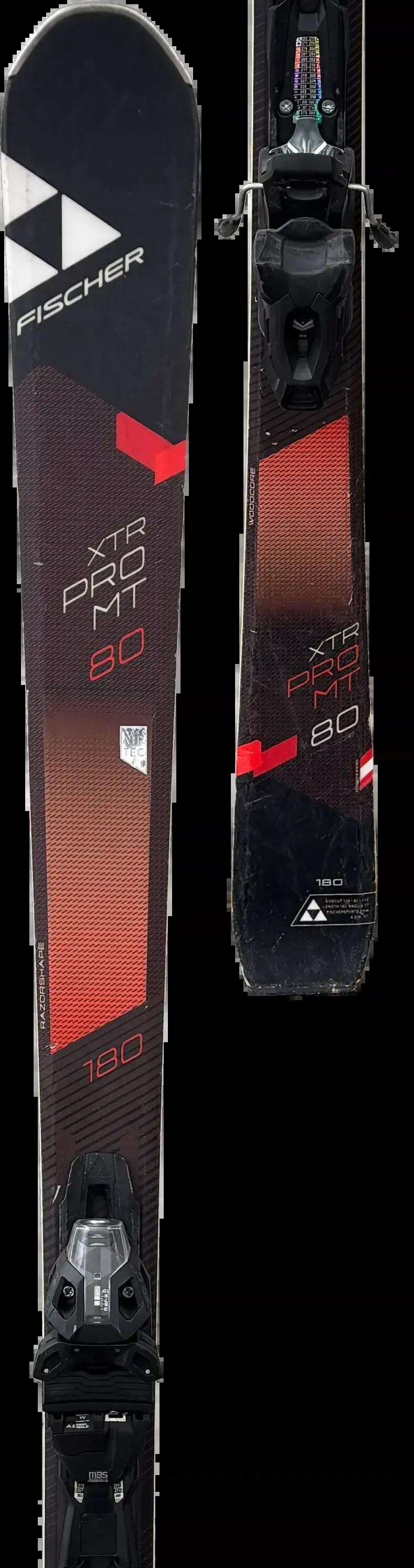 2ND LIFE - Lyže Fischer XTR Pro MT 80 180cm, Dobrý stav 3/5