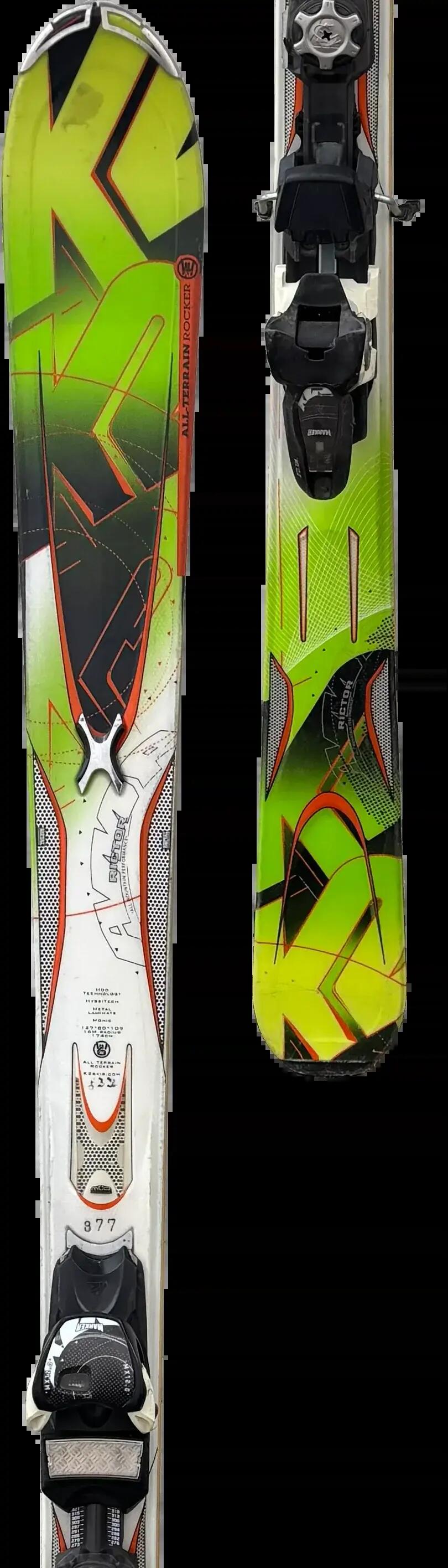 2ND LIFE - Lyže K2 Rictor 167cm, Ucházející stav 3/5