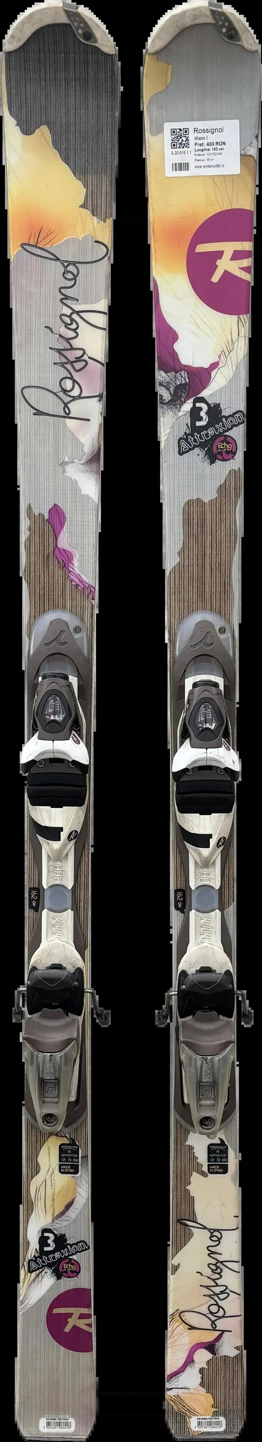 2ND LIFE - Lyže Rossignol Attraxion 3 162cm, Dobrý stav 2/5