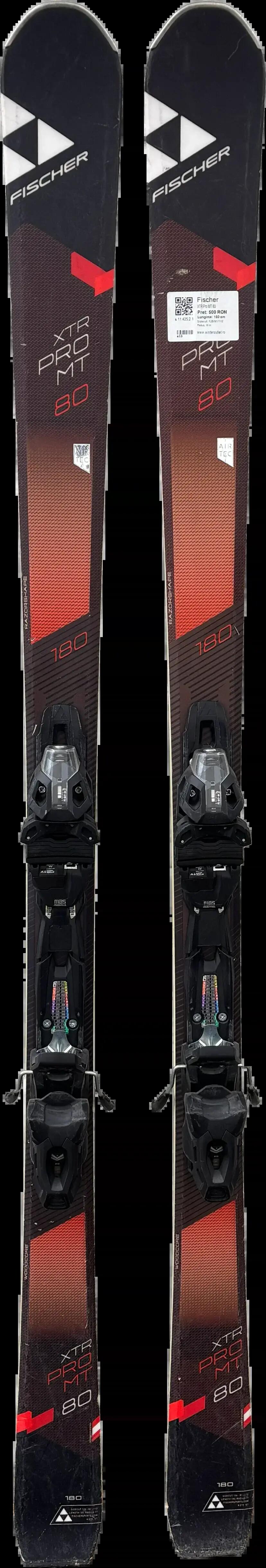 2ND LIFE - Lyže Fischer XTR Pro MT 80 180cm, Dobrý stav 2/5