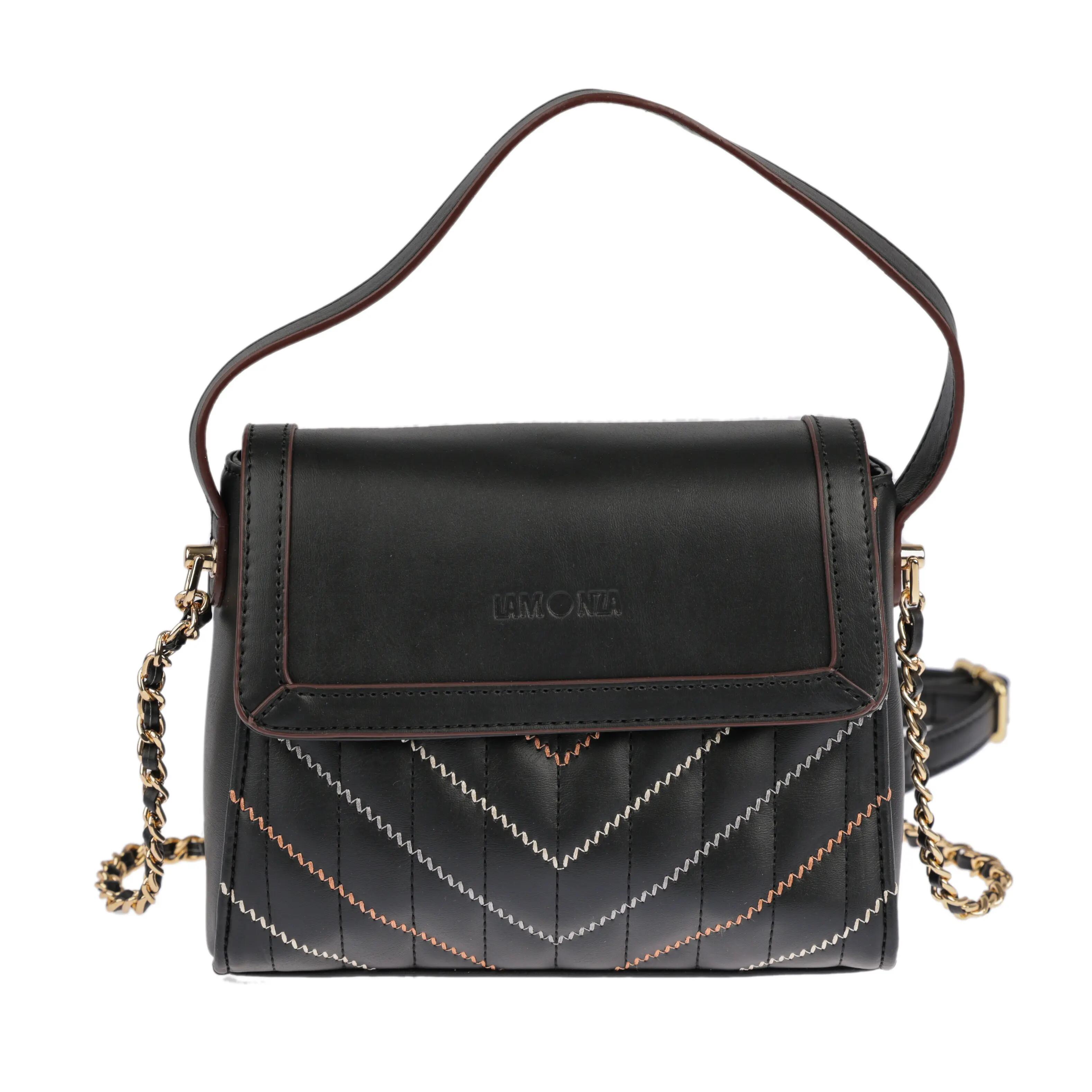 LAMONZA GEANTA DE DAMA ELSA 21X58X17.5 CM NEGRU