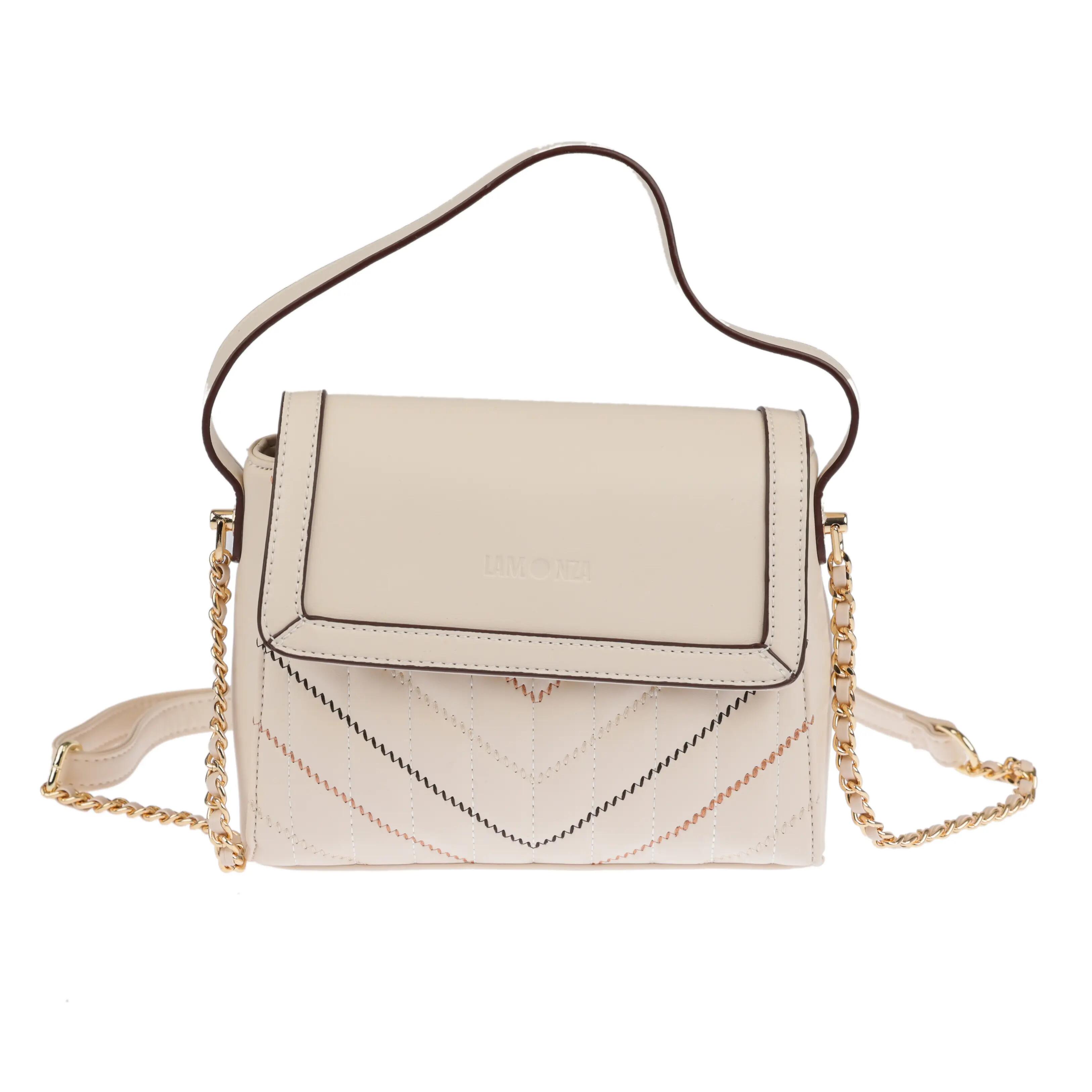 LAMONZA GEANTA DE DAMA ELSA 21X58X17.5 CM BEIGE