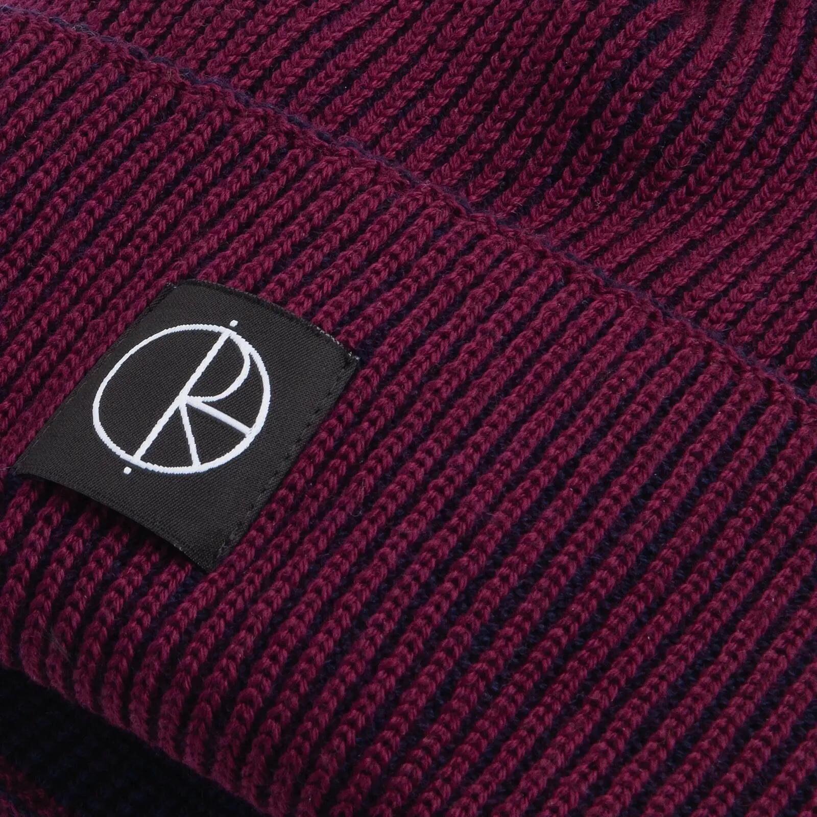 Gorro Polar Skate Co Lines Merino Wine Navy 3/3