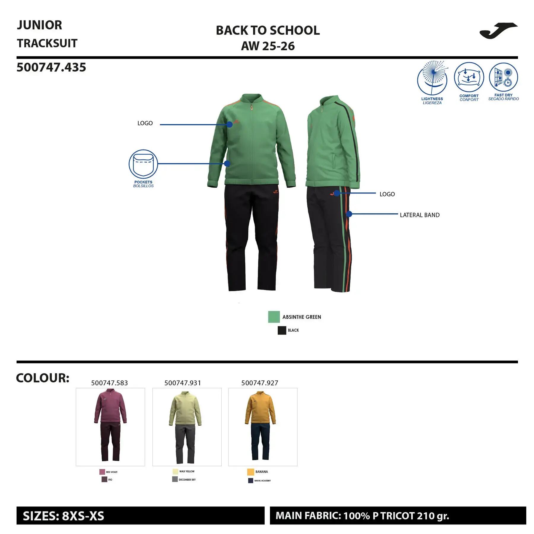 Chándal para niños Joma 5/5