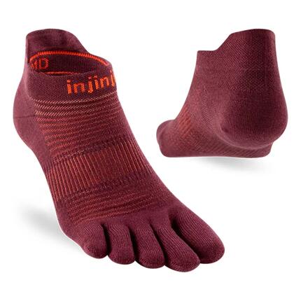Chaussettes à orteils de running Run Lightweight No Show Coolmax unisexe