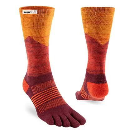 Chaussettes à orteils de running Trail Midweight Crew Coolmax femme