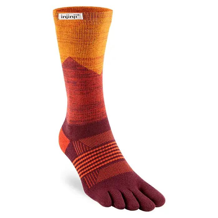 Meias de trail para senhora Injinji Midweight Crew 2/5