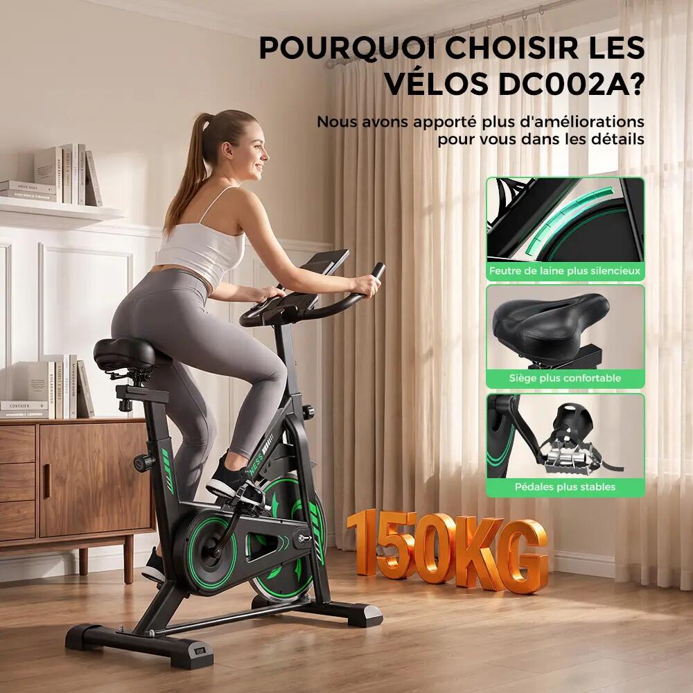 iscooter DC002A Heimtrainer, 6 kg Schwungrad, FitShow App 9/12