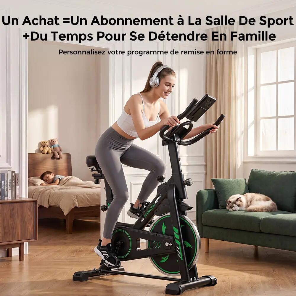 iscooter DC002A Heimtrainer, 6 kg Schwungrad, FitShow App 7/12
