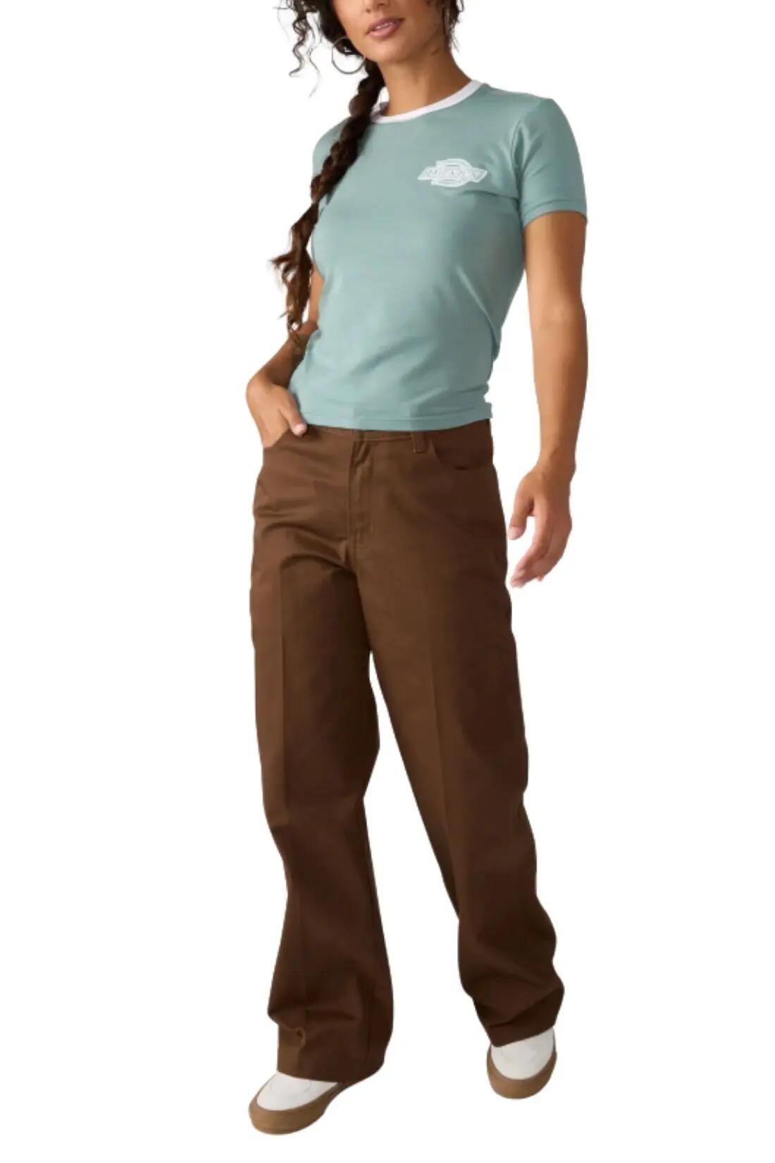T-shirt - senhora - Plainville Ringer - azul-claro 2/3
