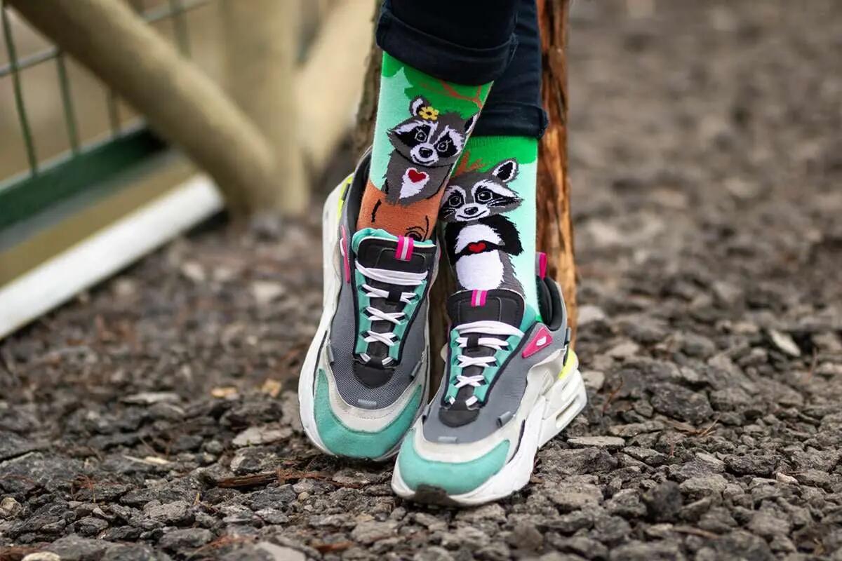 Arty Socks Szerelmes Mosomedve organikus pamut zokni 5/7