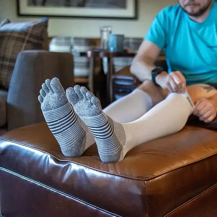 Komprese ponožky Injinji Over the Calf 4/5