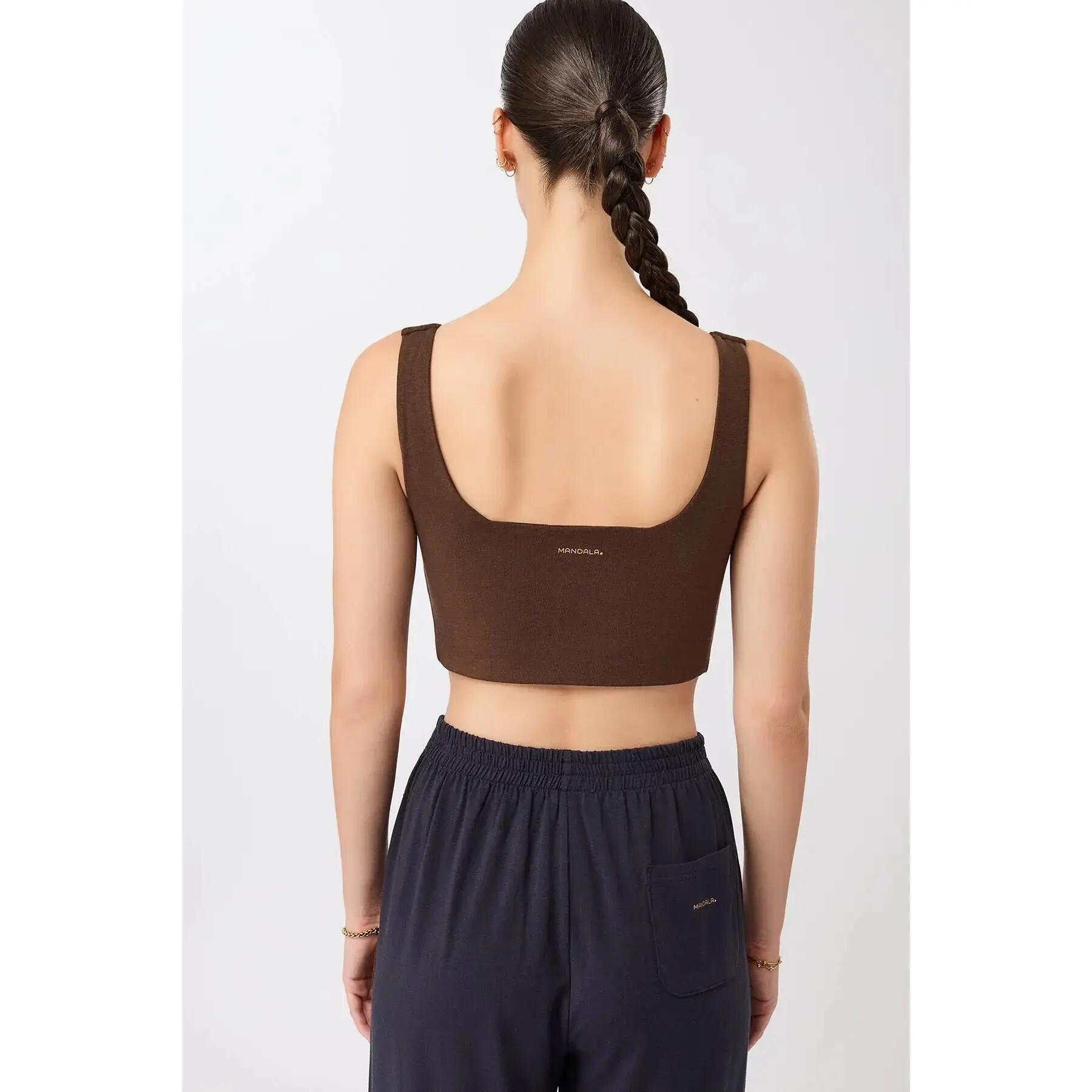 Brassière col carré ultraleggera donna Mandala 2/3