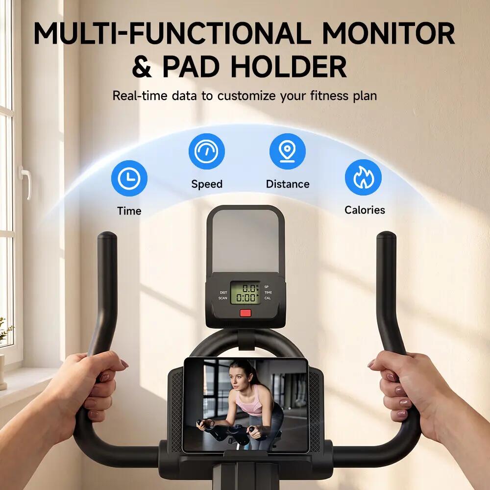iscooter DC001A magnetischer Heimtrainer, 5 kg Schwungrad 7/9