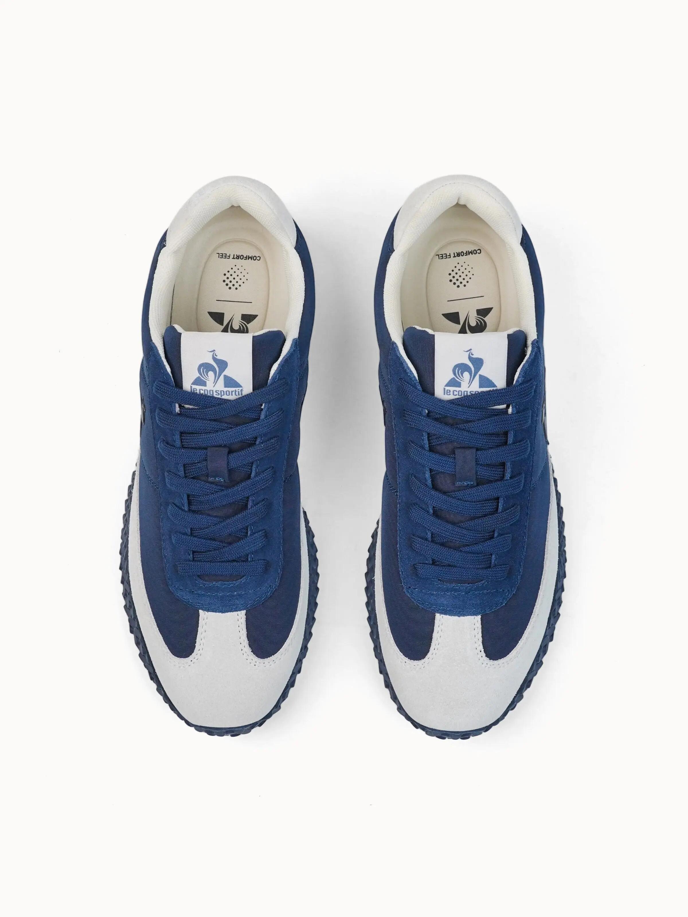 Sneakers retro-running en textile et suede Veloce 4/4