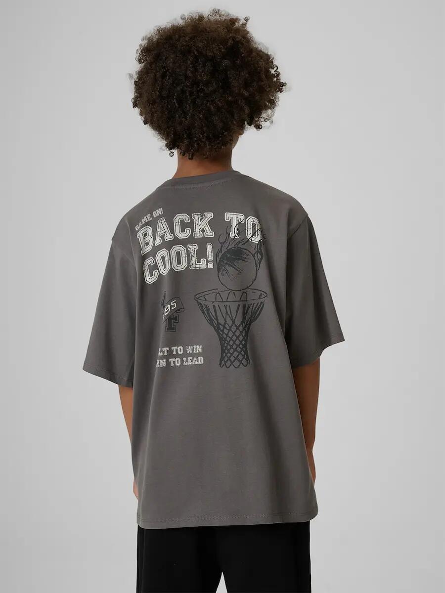T-shirt bawełniany chłopięcy 4F 2/6
