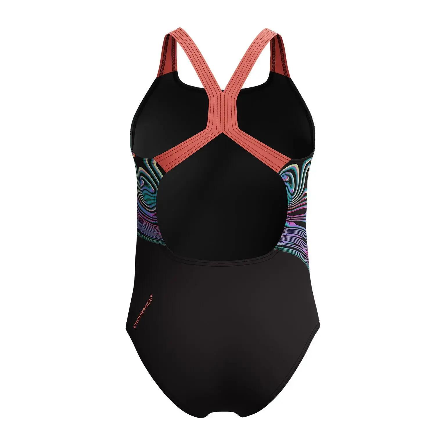 Badeanzug Einteiler Mädchen Speedo Print Power 3/4
