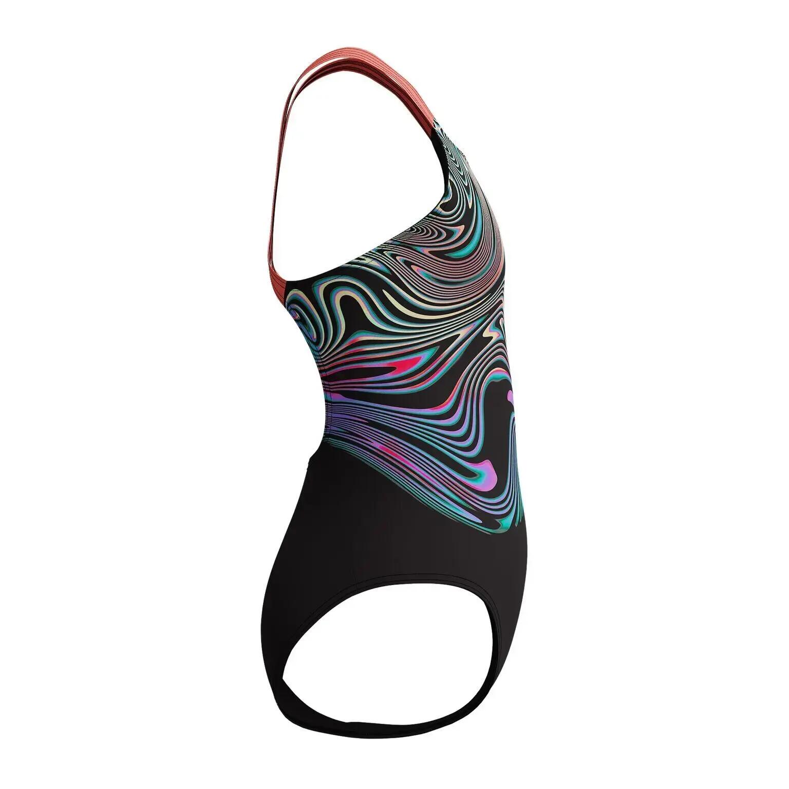 Badeanzug Einteiler Mädchen Speedo Print Power 2/4