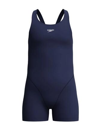 Maillot De Bain Shorty Uni Fille (Bleu Marine)