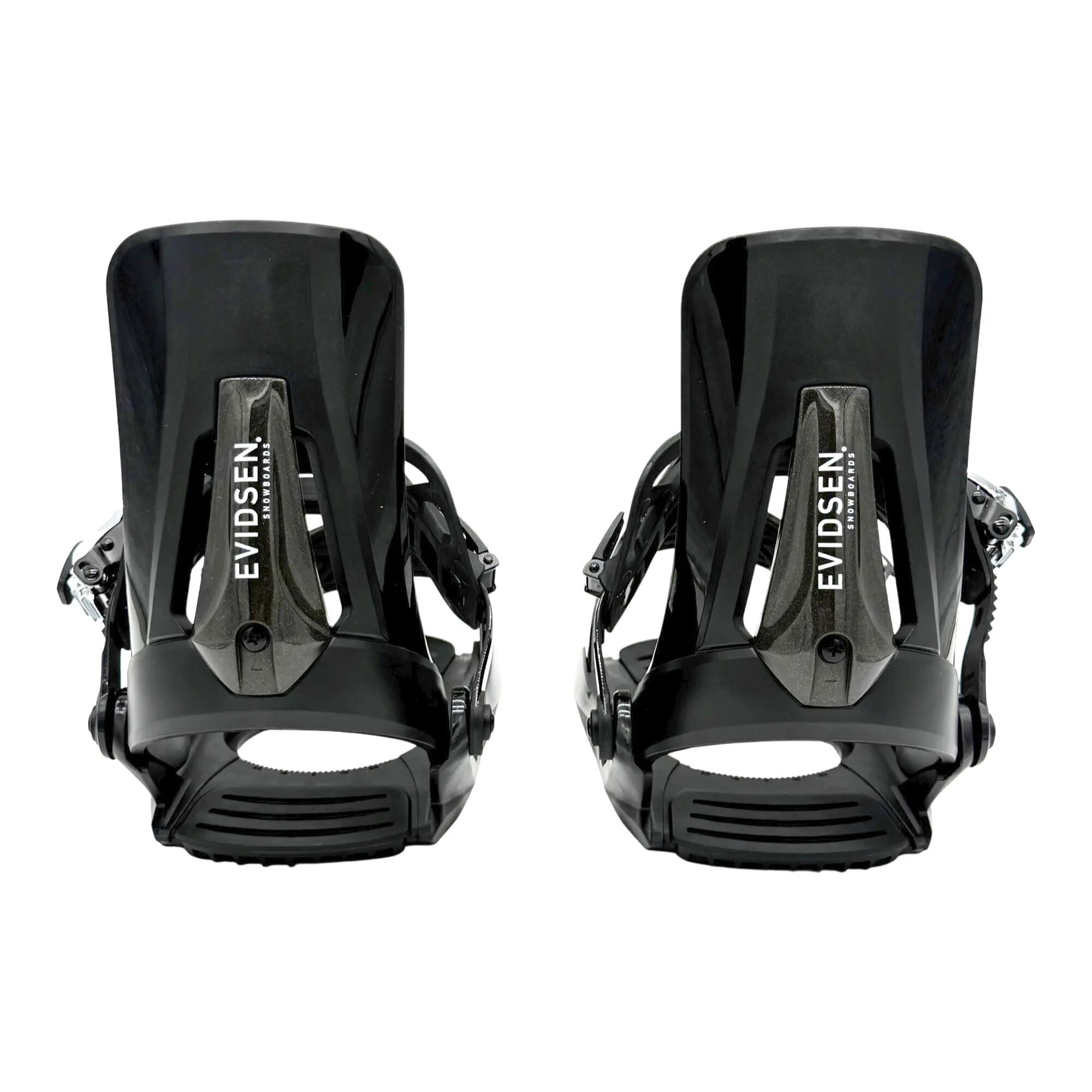 EVIDSEN - MP 720 Fixações de Snowboard - Preto - S/M/L 4/5