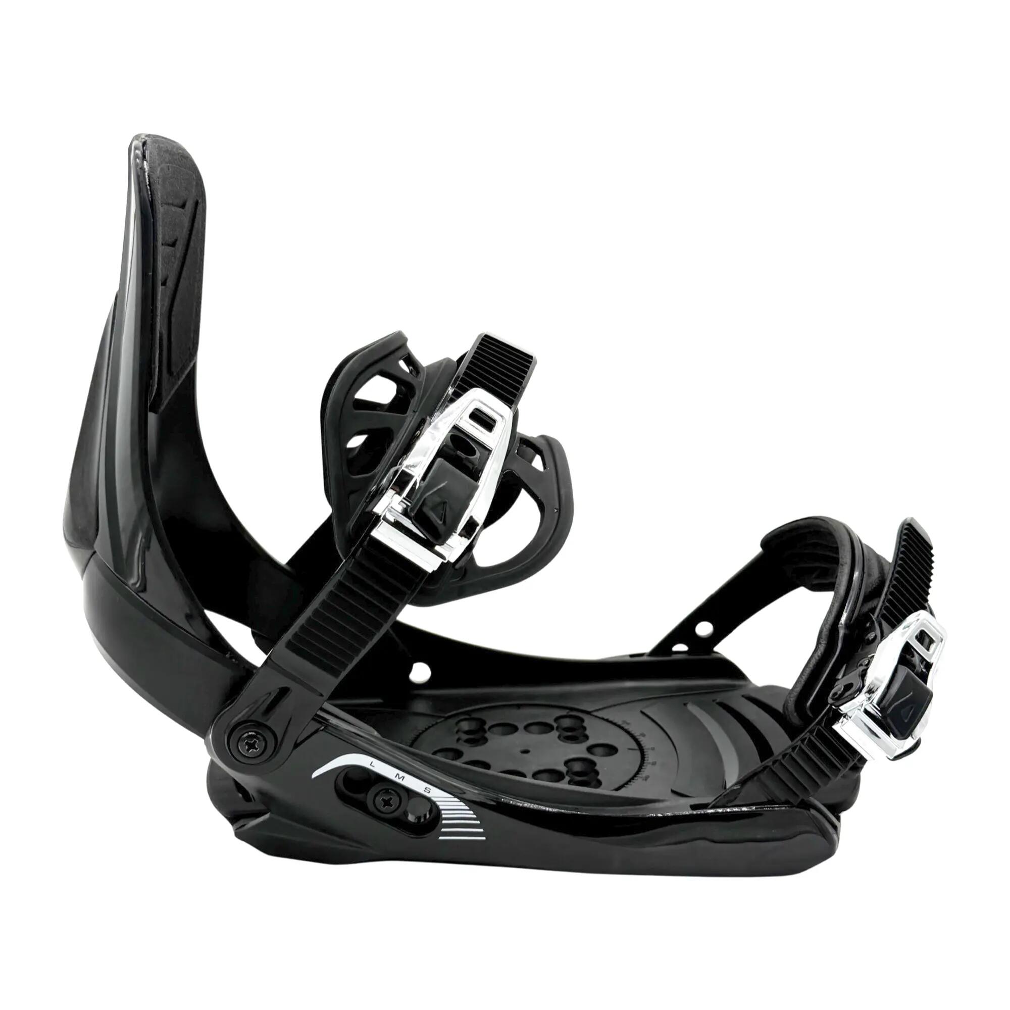 EVIDSEN - MP 720 Fixações de Snowboard - Preto - S/M/L 3/5