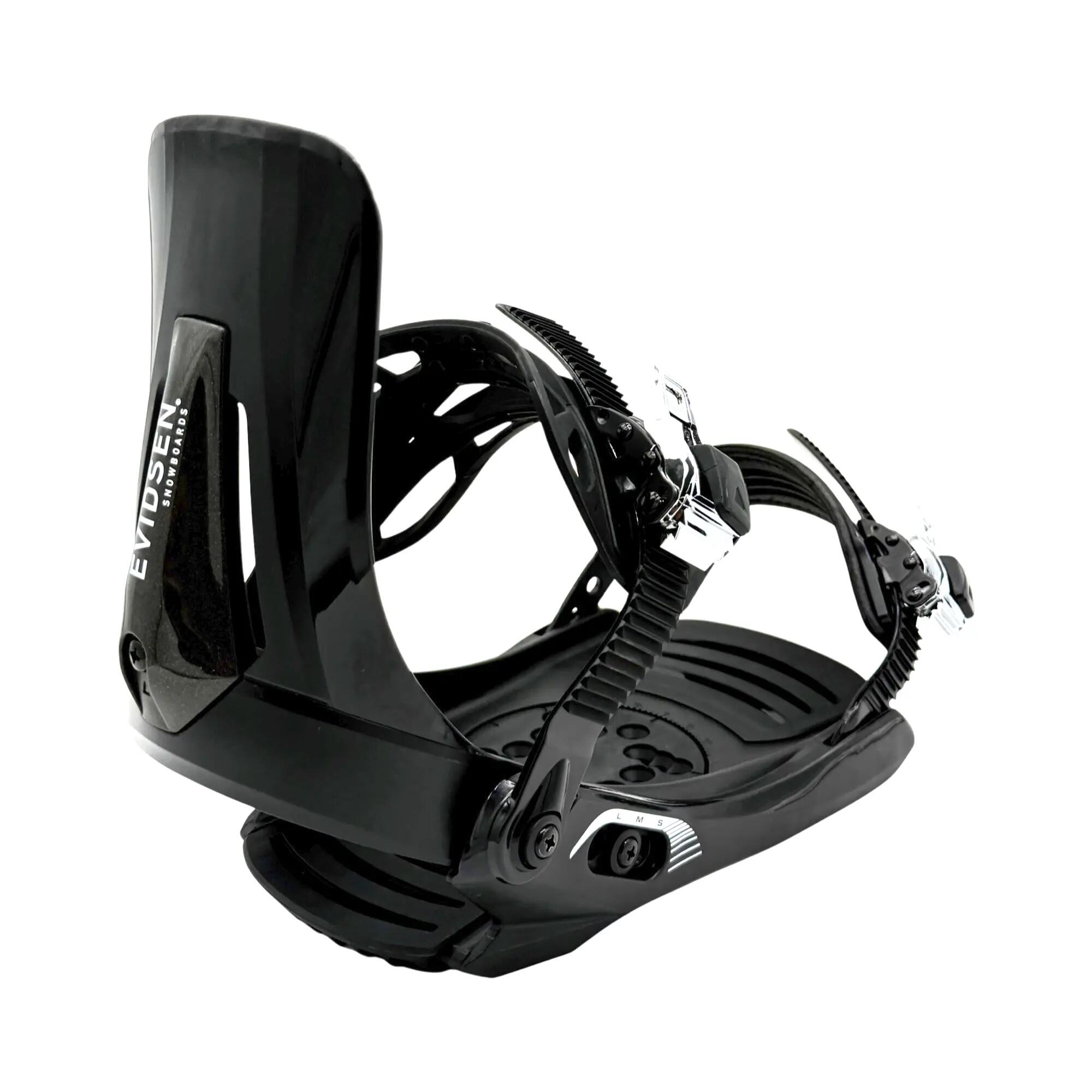 EVIDSEN - MP 720 Fixações de Snowboard - Preto - S/M/L 2/5