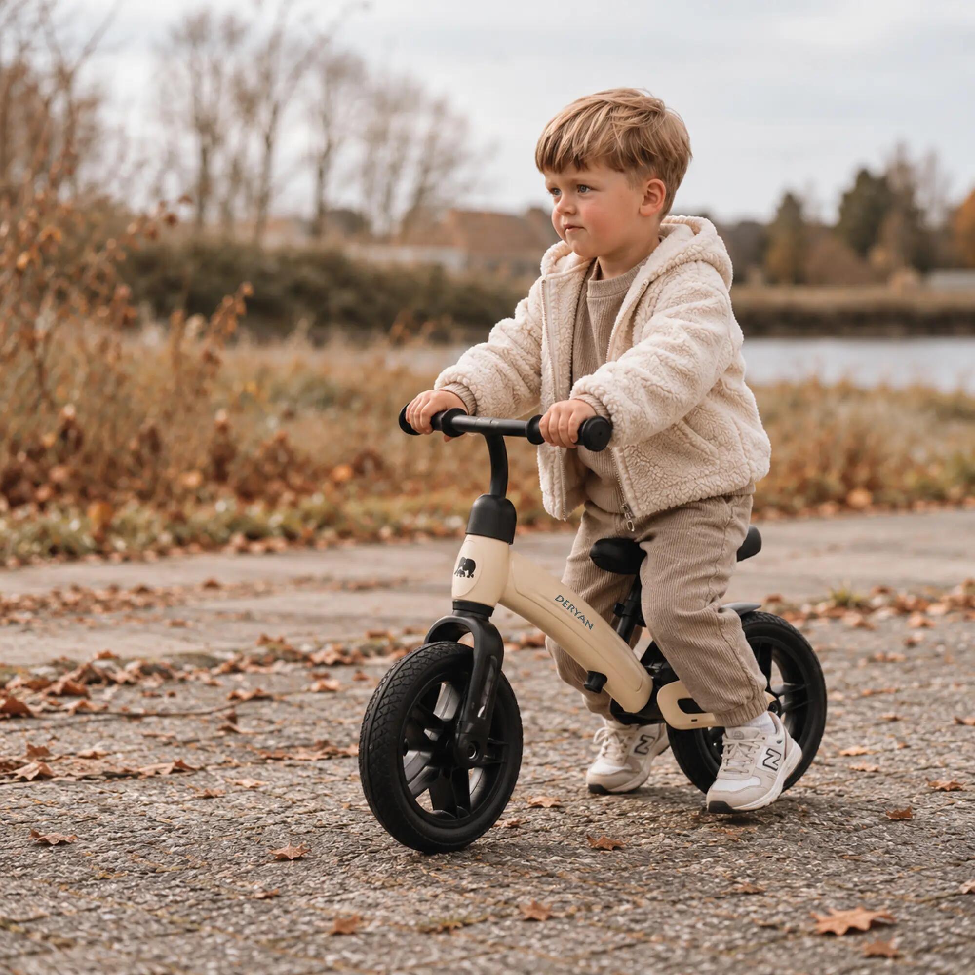 Luxe Odrážadlo 10 Palcov - Detský Bicykel od 2 Rokov - Pieskové 3/6