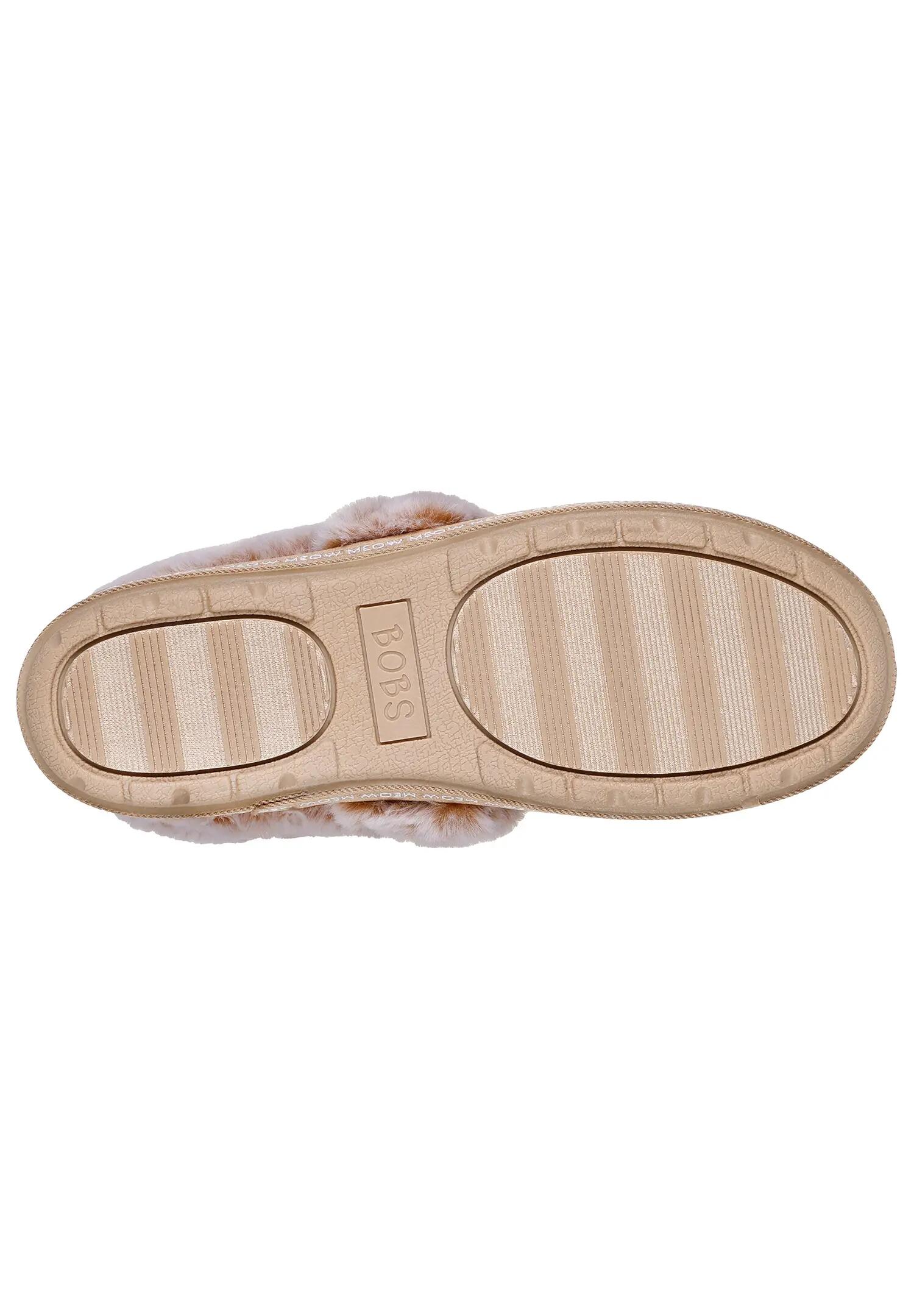 Skechers Damen BOBS Too Cozy Meow Pajamas Hausschuhe 33355 TAN 2/4