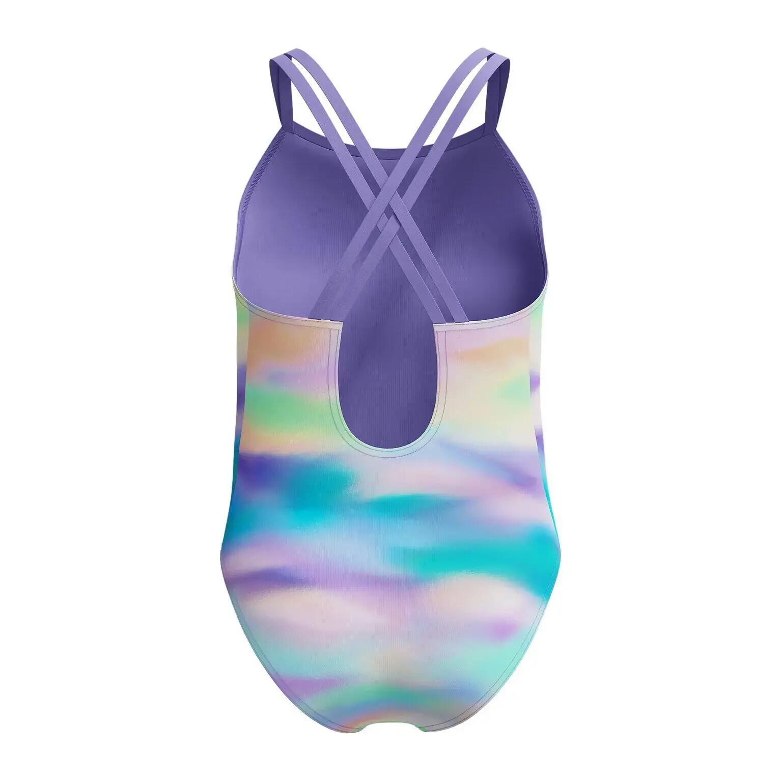1-delig meisjes zwempak Speedo Print Twinstrap 3/4