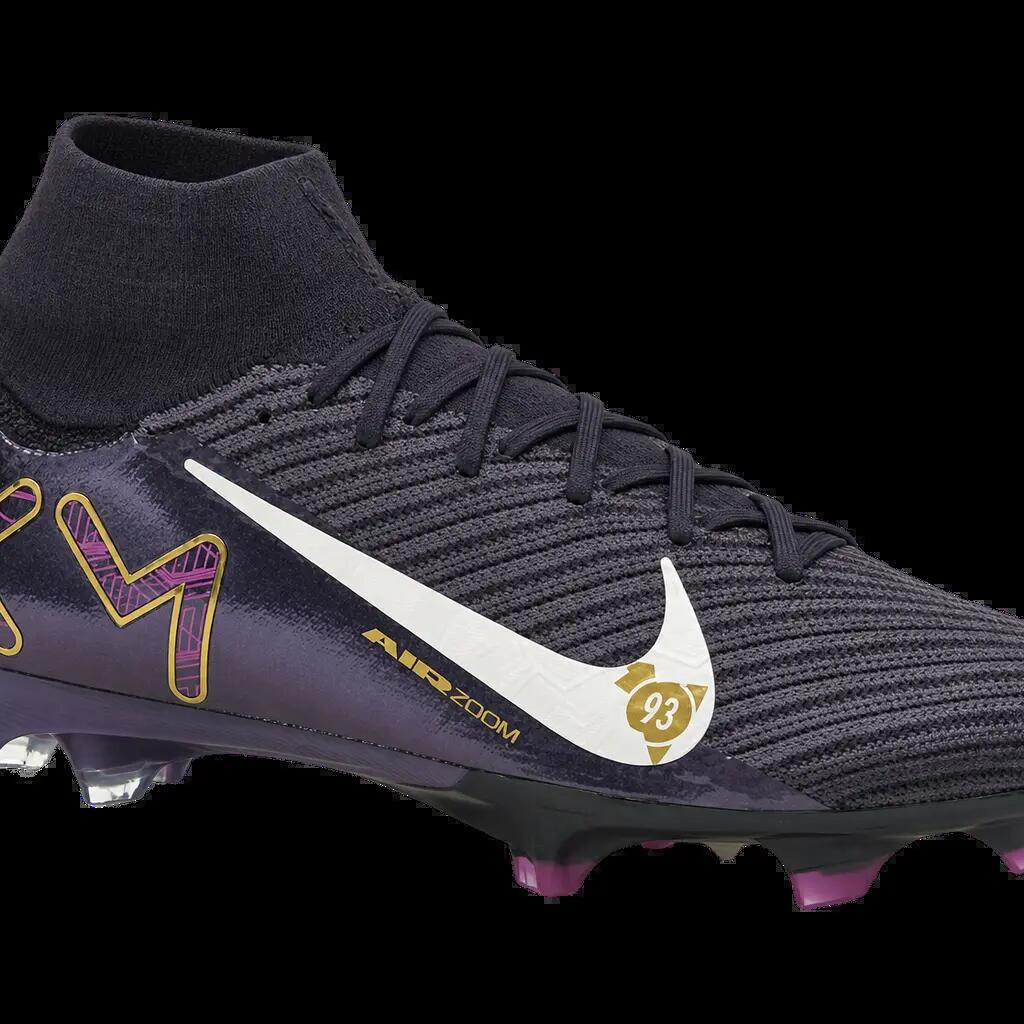 Pánske futbalové kopačky FG s kolíkmi Mercurial Superfly 10 fialové