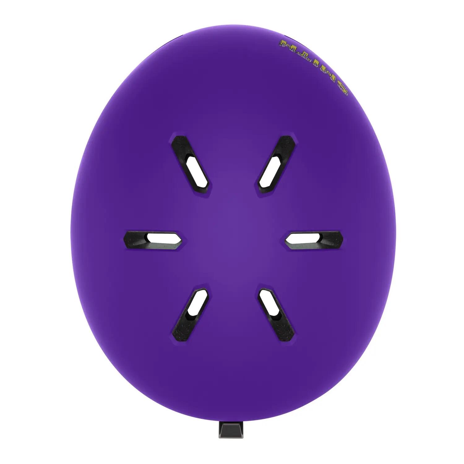 Ski- en snowboardhelm Smith Rodeo Jr Mips Matte Fresh Purple Donuts meisjes 3/3