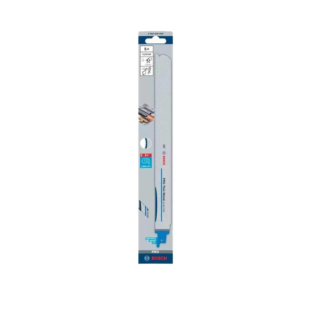 Lame de scie sauteuse Bosch Pro Thin Metal Précise 2/3