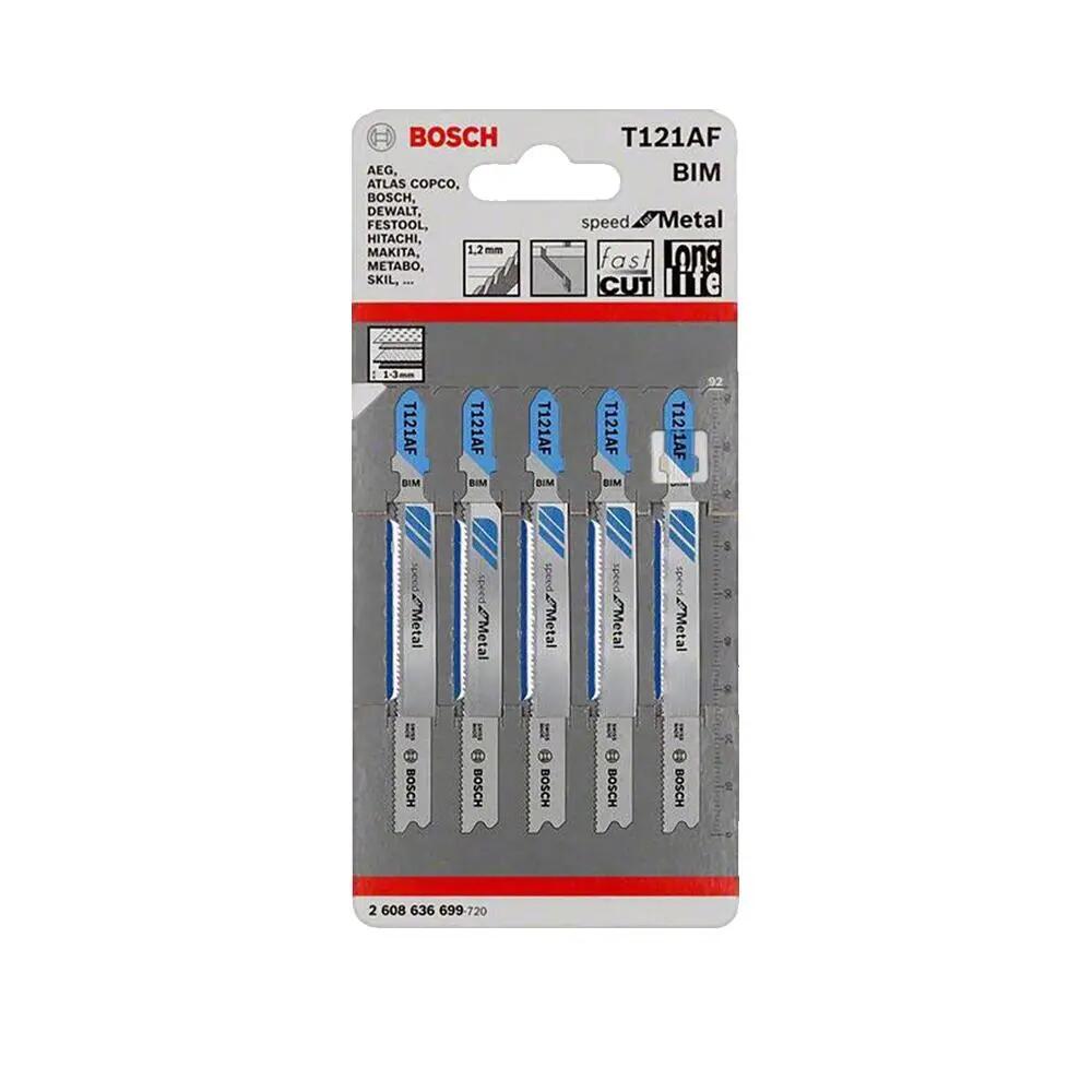 Brzeszczot do wyrzynarki Bosch T 121 AF do cięcia metalu 2/2