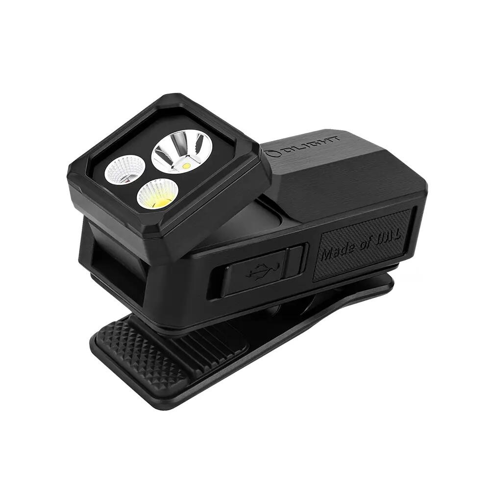 Lanterna articulada Olight Oclip 2 Ultra 580 lúmens com luz UV e clip 360 2/3