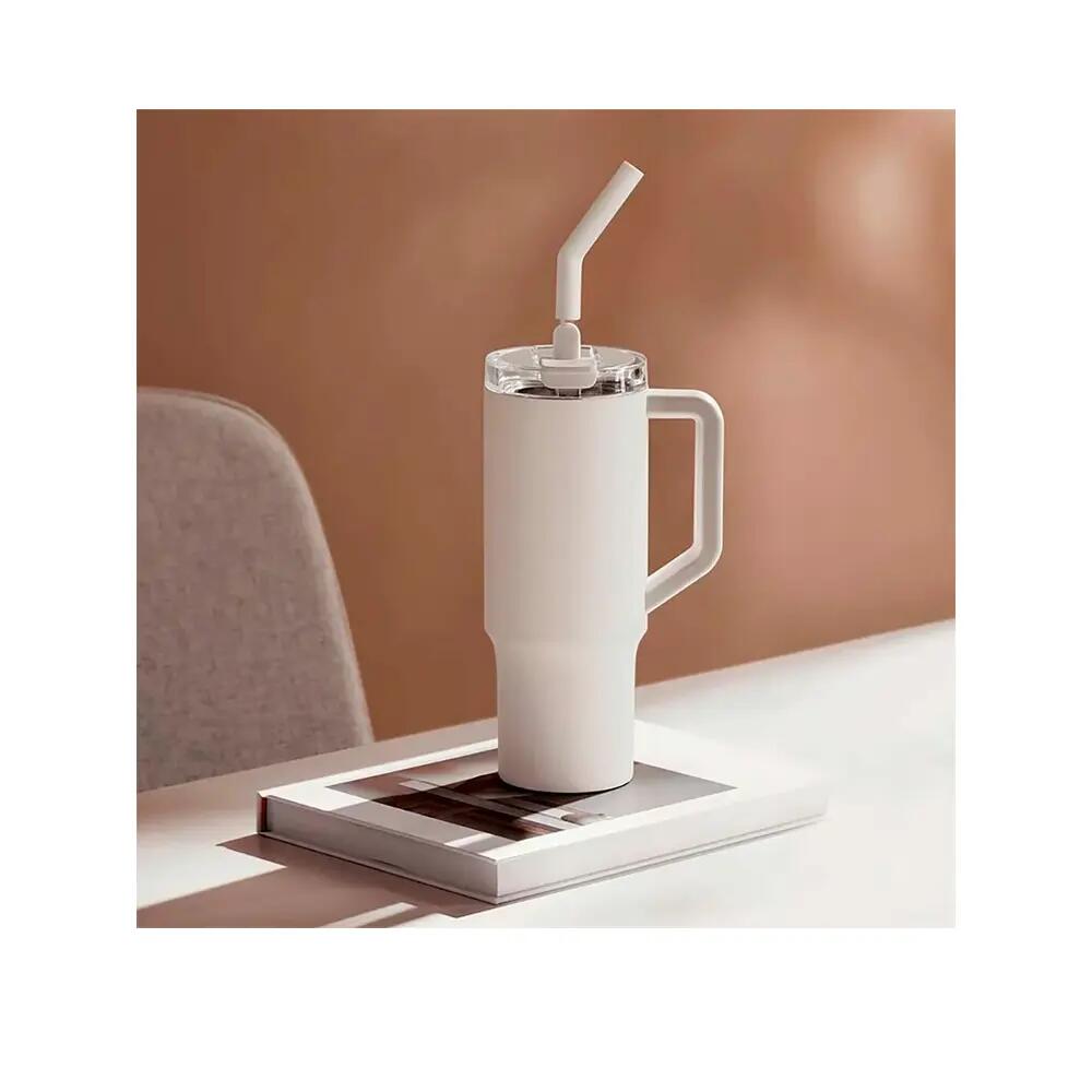 Mug thermique Xiaomi Straw Acier inoxydable Blanc 5/9