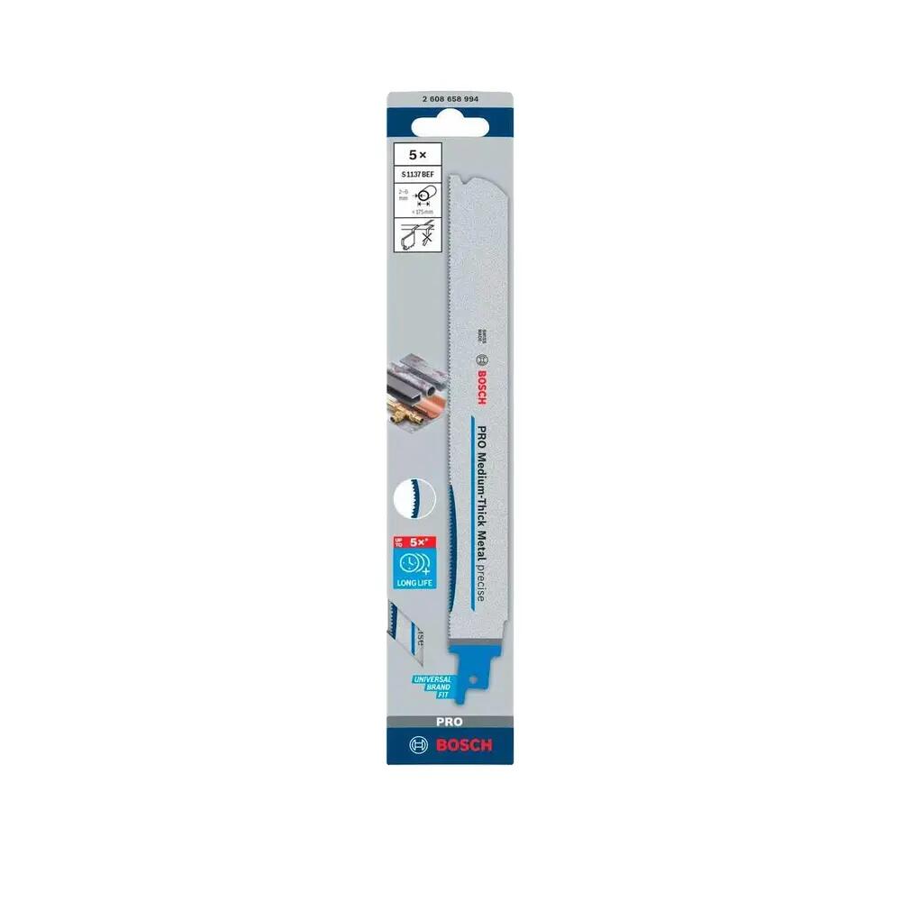 Lame de scie sabre Bosch PRO S1137BEF do metalu średniego i grubego 2/3