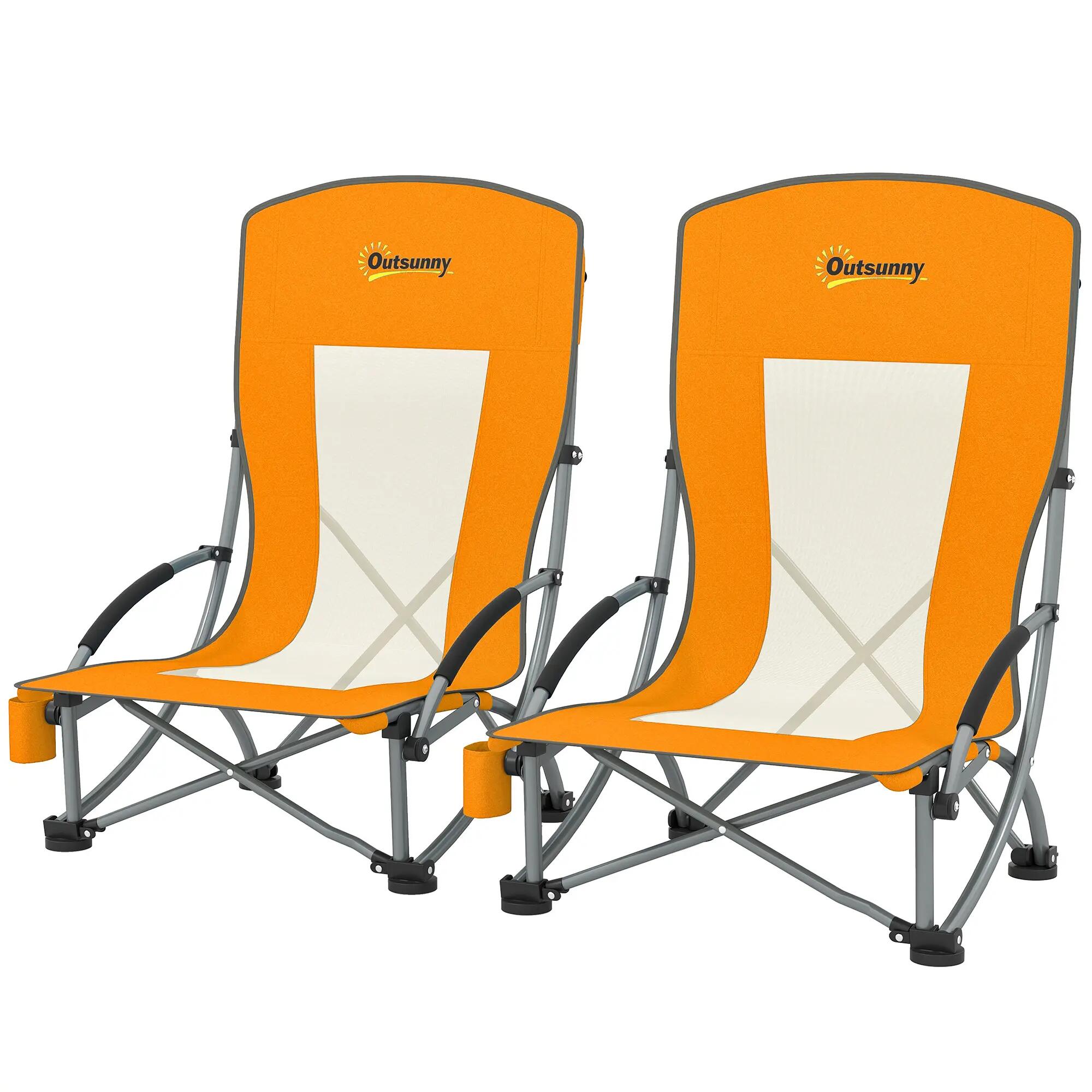 Lot de 2 chaises de plage pliantes légères poids net 2,7 Kg 5/5
