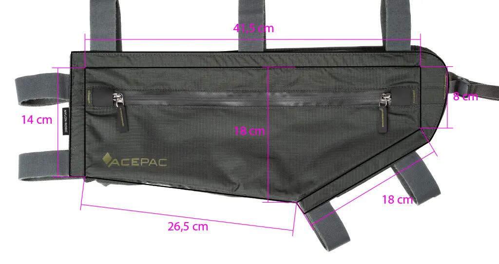 Acepac Brašna Zip frame bag M MKI 14/14