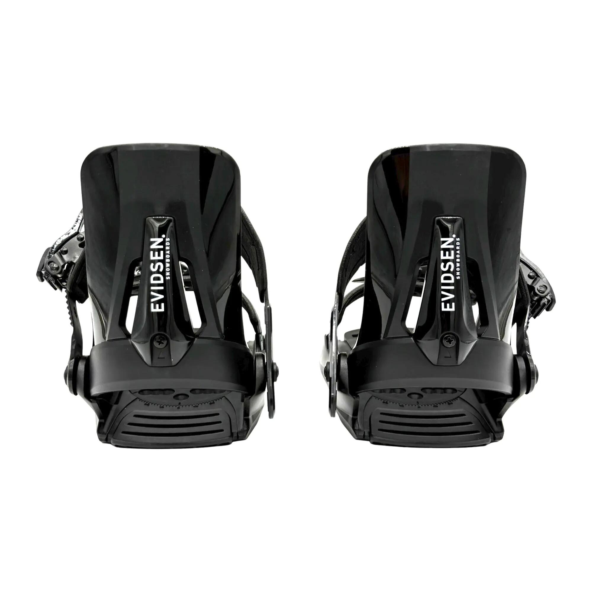 EVIDSEN - MP 180 Junior Snowboard Bindings - Black XS/S 4/5