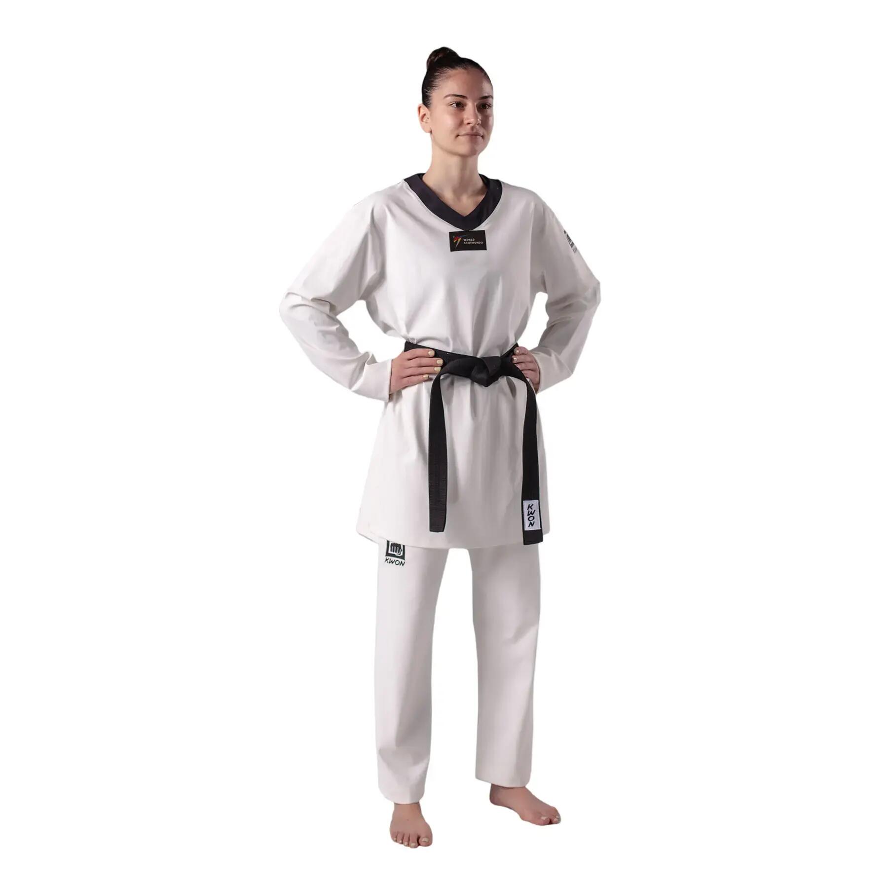 Dobok z rewersem Kwon Kyorugi WT approuvée 3/4