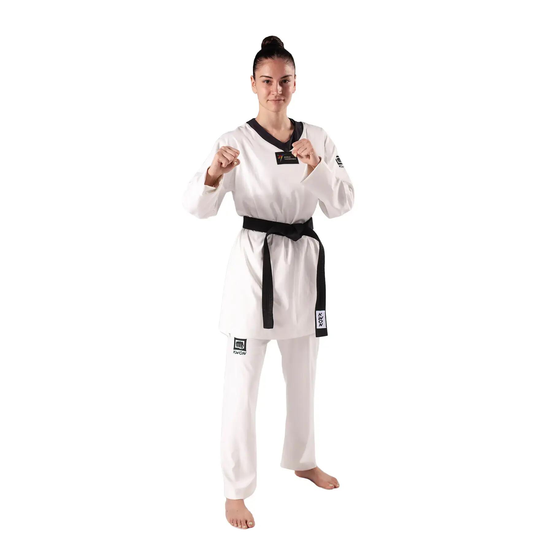 Dobok z rewersem Kwon Kyorugi WT approuvée 2/4