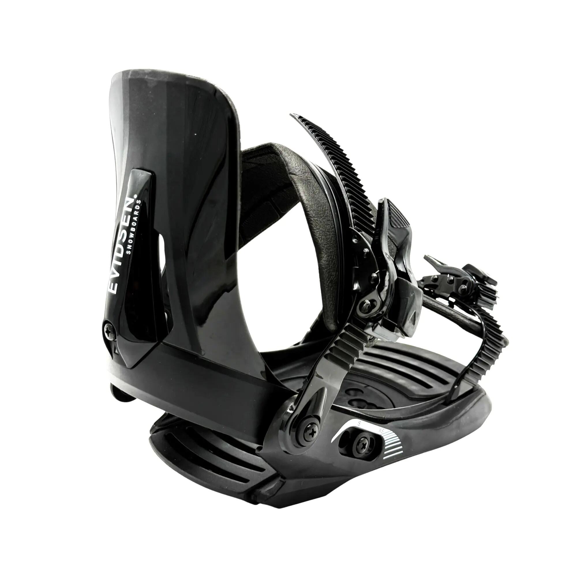 EVIDSEN - MP 180 Junior Snowboard Bindings - Black XS/S 2/5