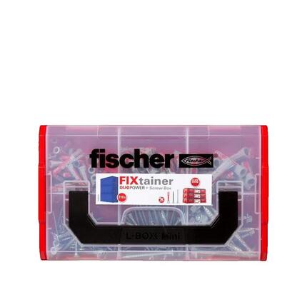 Kit de vis et chevilles Fischer Fixtainer DUOPOWER 210 pièces