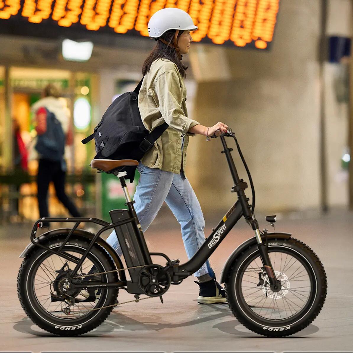 Erwachsenes City-E-Bike ONESPORT OT16 MAX 48V 18Ah 20" Reifen 14/15